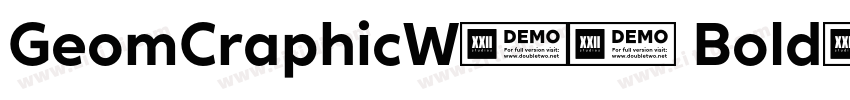 GeomCraphicW03 Bold字体转换